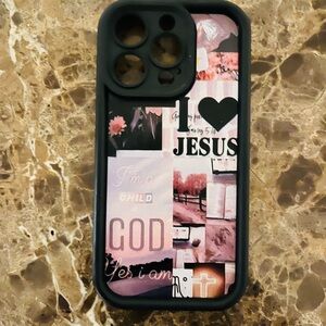 Inspirational Black and Pink Phone Case